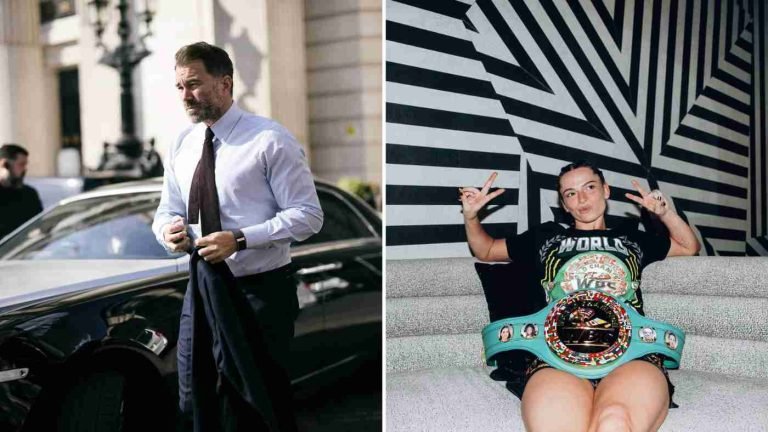 Eddie Hearn & Skye Nicolson