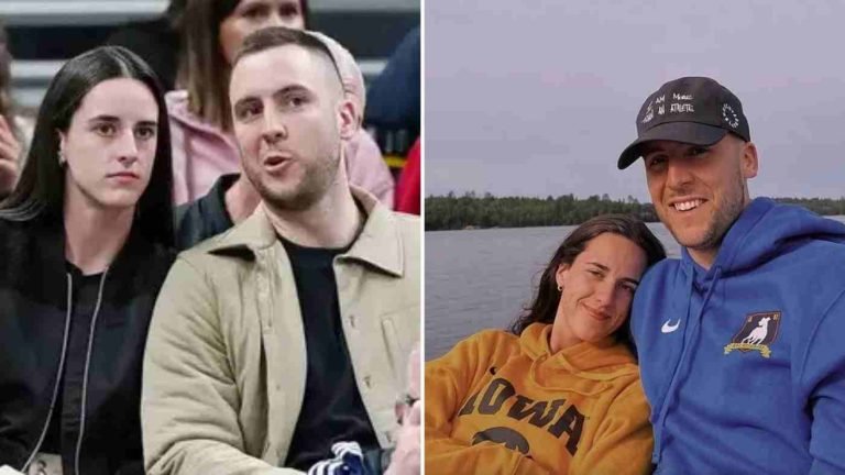 Caitlin Clark and Connor McCaffery