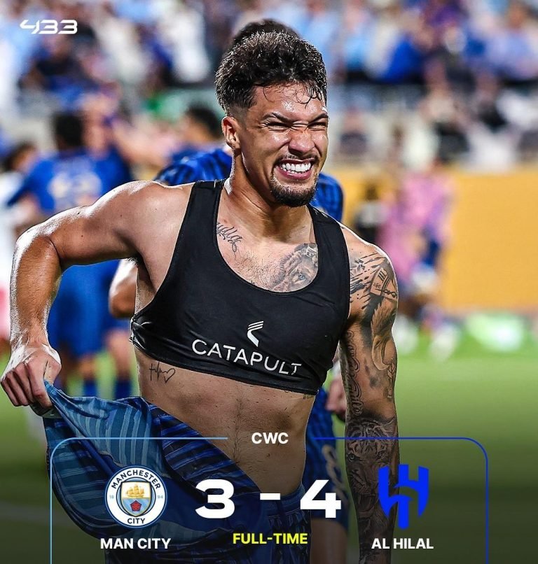 Man City vs Al-Hilal: Saudi Giants Beat City 4-3 Man City vs Al-Hilal