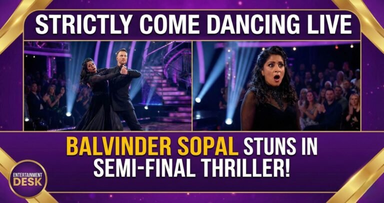 Balvinder Sopal Stuns in Strictly Come Dancing Live Semi-Final Thriller Balvinder Sopal